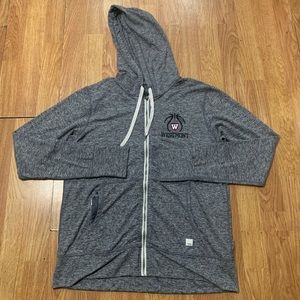 Vuori Halo Performance Hoodie 2.0 Women’s Size Large Gray Soft Stretch Comfort